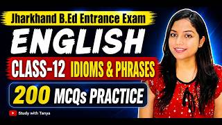 English Class -12//Jharkhand B.Ed Entrance Exam 2026 #jharkhandbed #exam #jharkhandexams