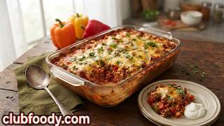 Deconstructed Stuffed Pepper Casserole Recipe 🍲🤩 - Episode 1082