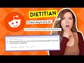 Breaking down popular nutrition controversies  dietitian vs reddit