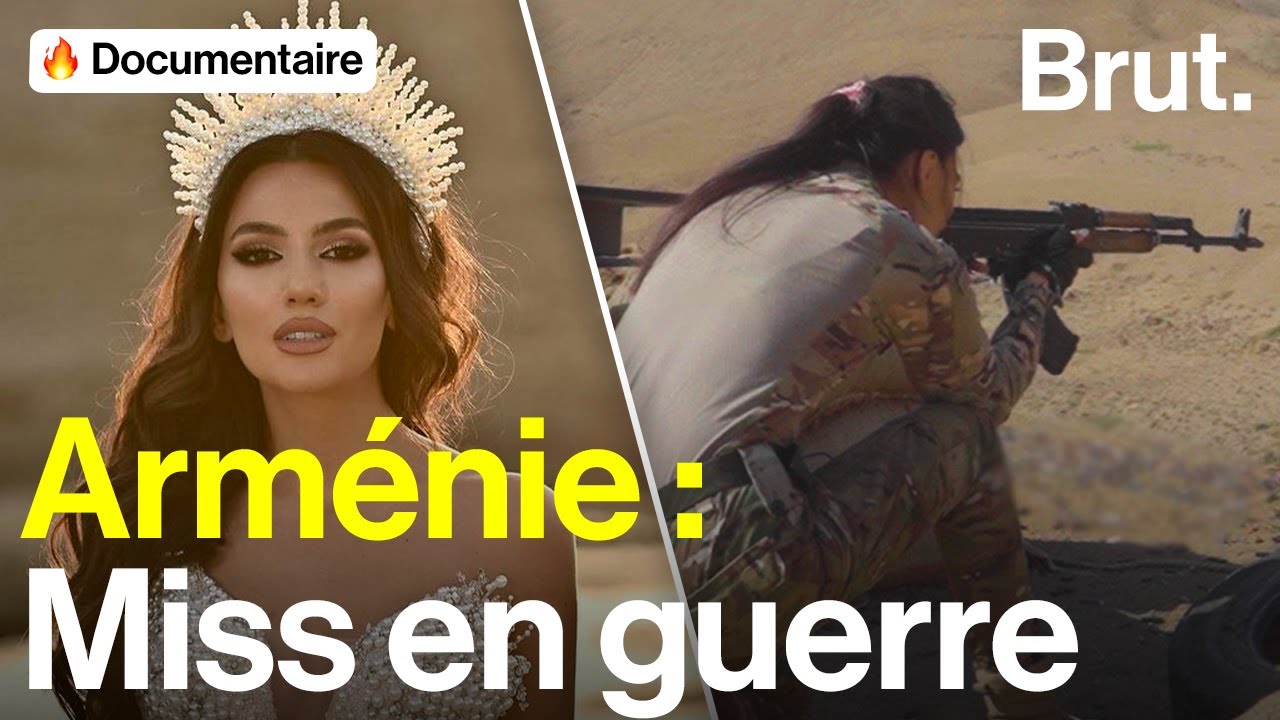 Cette Miss arménienne prend les armes pour défendre son pays