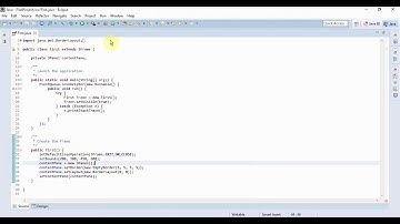 Java Swing Tutorial 3 : Layouts and adding Components