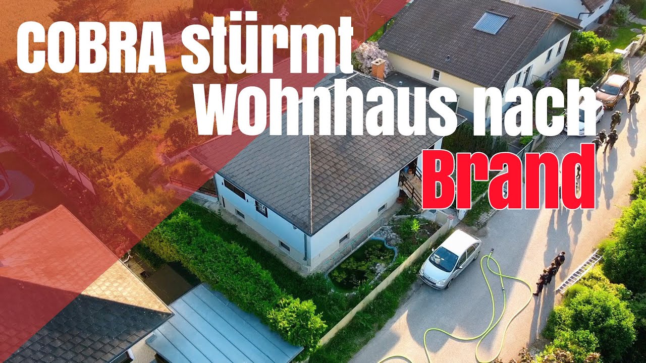 COBRA stürmt Wohnhaus in Oberwaltersdorf nach einem Brand