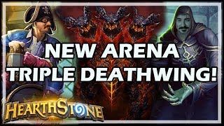 [Hearthstone] NEW ARENA - TRIPLE DEATHWING!