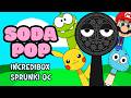 SODA POP x SPRUNKI OC (Oreo, Gumball, Pikachu, Rabbid, Mario, Om Nom)