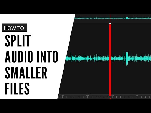 How To Easily Split Audio Into Shorter Segments Or Files