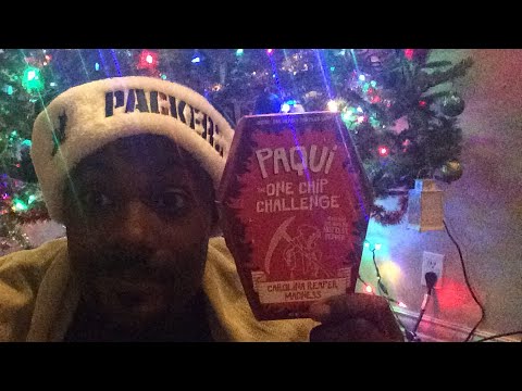 Your favorite dog trainer takes the hottest chip in the world challenge! #onechipchallenge