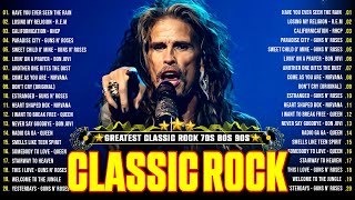 Greatest Hits Full Album 70s 80s 90s 🔥 Guns N Roses, Aerosmith, Bon Jovi, Metallica, Queen, ACDC, U2