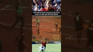 Gol espetacular de Falcão pela Roma em 1982