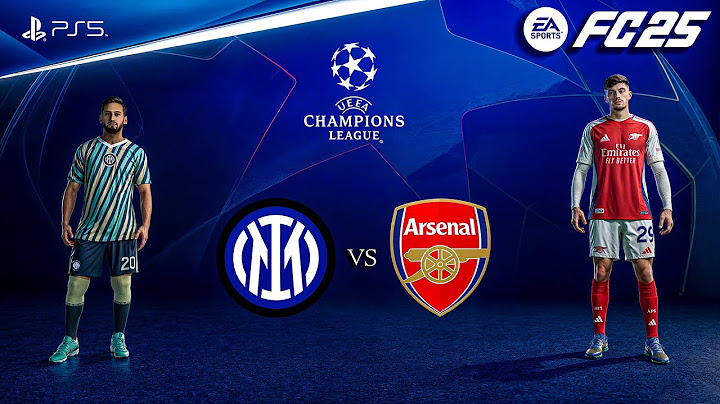 FC 25 - Inter Milan vs. Arsenal | UEFA Champions League | PS5™ [4K60]