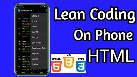 Learn Coding || Html Full Course Video Using Solo Learn App || Learn Html In Phone | By Techno Helps