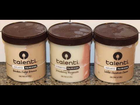 Talenti Bourbon Fudge Brownie Strawberry Margarita Salted Chocolate Churro Review