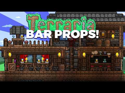 Let's Build 5 Bar Props! | Terraria Building Tutorial!