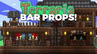 Let's Build 5 Bar Props! | Terraria Building Tutorial!