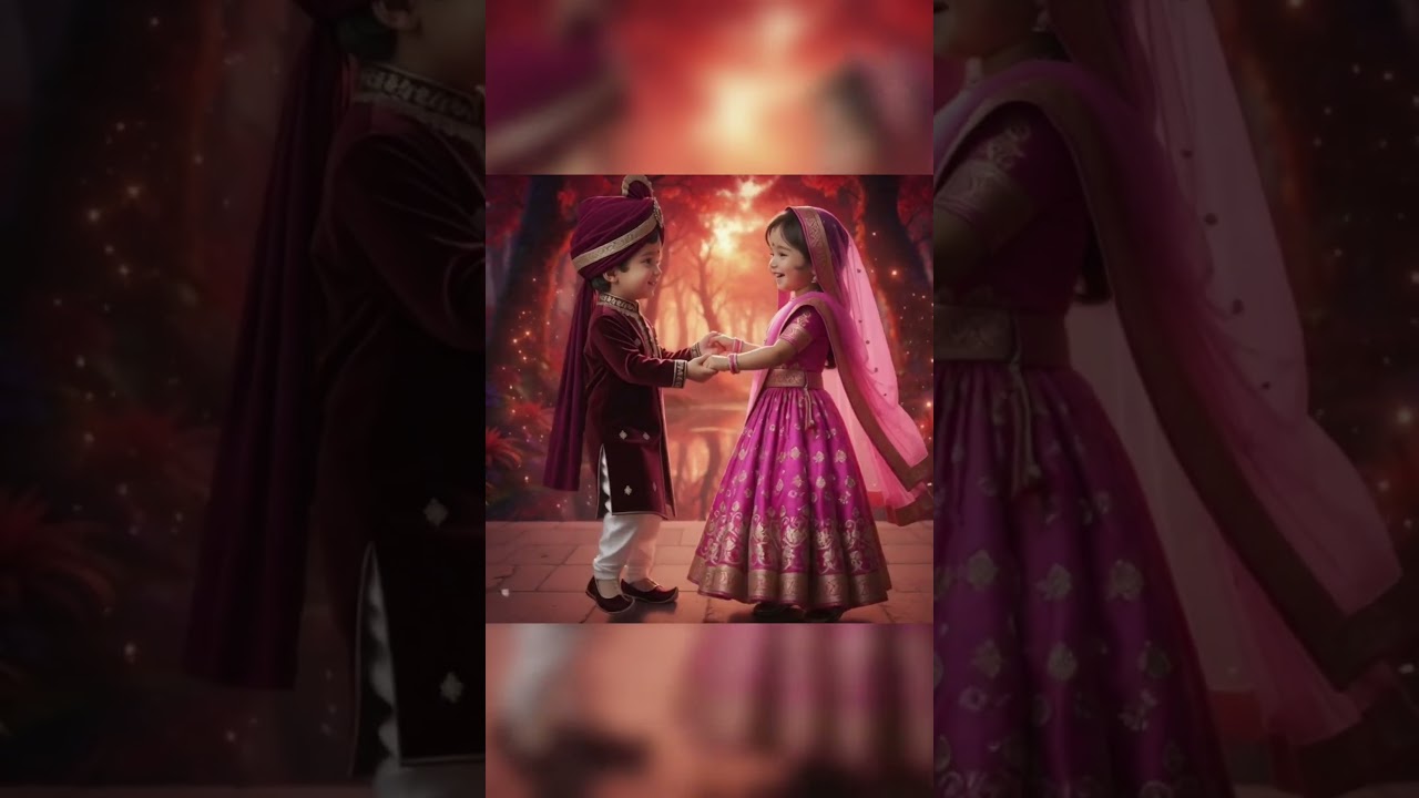 AI Baby Boy & Girl in Traditional Dress ✨ Cutest Dance Performance 💃🕺