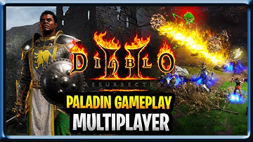 Diablo 2 Resurrected Paladin Gameplay Diablo 2 Resurrected Mutiplayer Beta Gameplay D2R