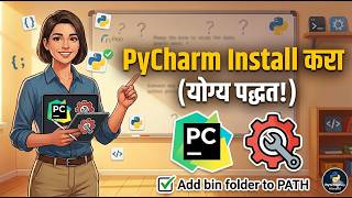 कोडिंगसाठी सर्वात 'Professional' सॉफ्टवेअर! | PyCharm Setup for Beginners (Marathi)