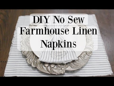 DIY Cloth Dinner Napkins - On Sutton Place