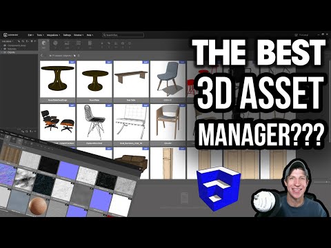 The Best FREE 3D ASSET MANAGER? Managing 3D Model and Material Libraries with Connecter!