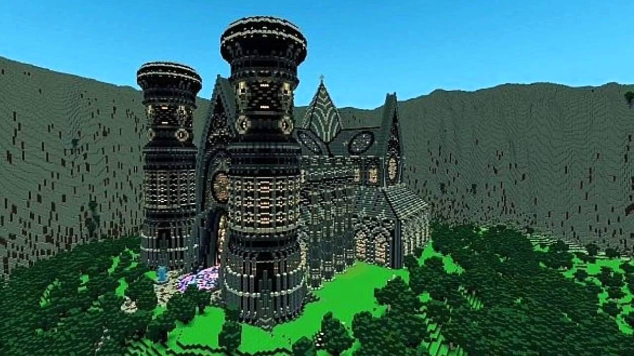 Майнкрафт карта башня мага