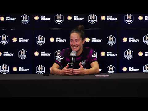 Paige Nielsen | Postmatch Press Availability | #HOUvNC