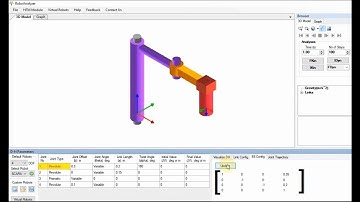 S10 - Forward Kinematics using RoboAnalyzer and Matlab