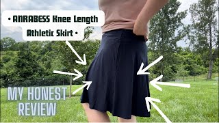 My Experience With : ANRABESS Knee Length Skorts Skirts for Women 2026 Summer High Waisted Golf Tenn