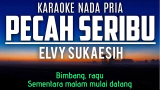 Download Lagu PECAH SERIBU - ELVY SUKAESIH (Karaoke Nada Rendah Pria +3) MP3