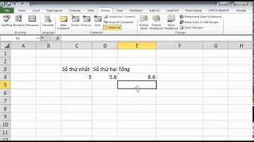 Bảo vệ ô trong trang tính Excel