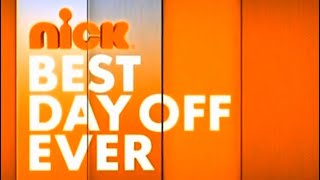 2012 - Nickelodeon Promo Best Day Off Ever - Spongebob, Tuff Puppy, Penguins Of Madagascar