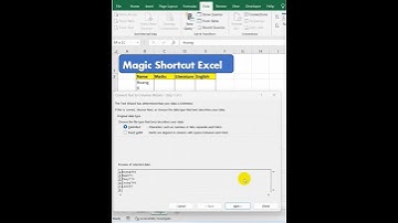 Excel Tip: Magic Shortcut tách dữ liệu siêu hay #shorts