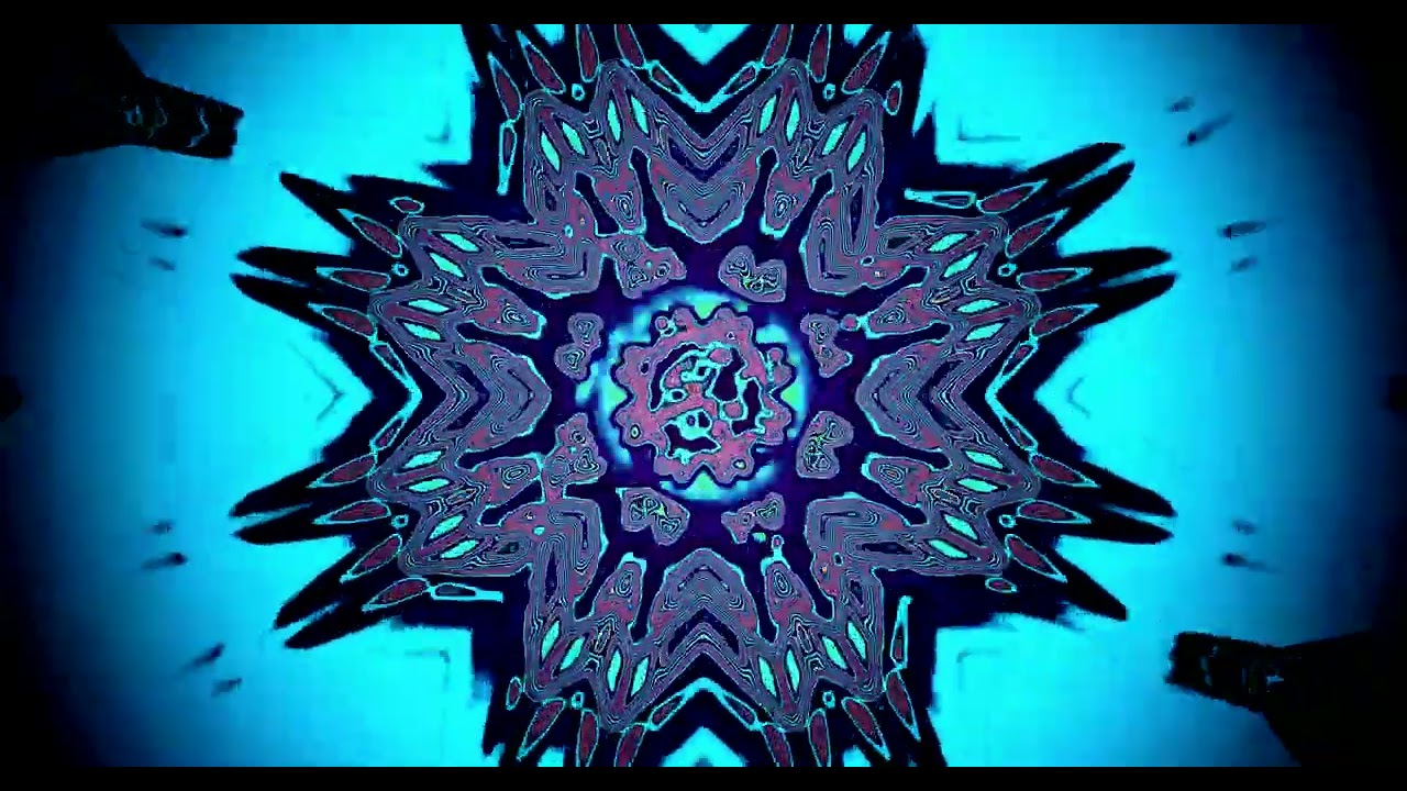 10 Hours 4K UHD 60fps Neon Tunnel Screensaver Windows 10 - VJ Loop Visual Background for Edits