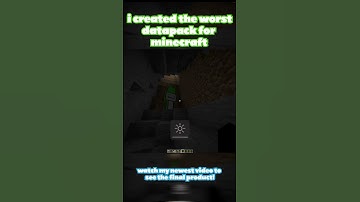 The Dumbest Dream Minecraft Datapack...