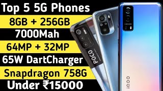 Top 5 best 5g gaming phone under 15000 | Best Smartphone for Gaming under 15000 in 2021 |