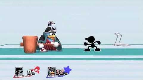 SSB4 Mr. Game & Watch Animation for PM Showcase