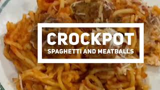 Crockpot Spaghetti And Meatballs | One Pot Slow Cooker Meal | John Eats Cheap