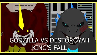 Godzilla vs Destoroyah - King's fall ( part 4 )