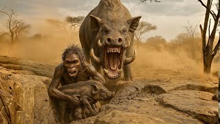 Life 2 Million Years Ago | When a Wild Boar Turned the Hunters into the Hunted
