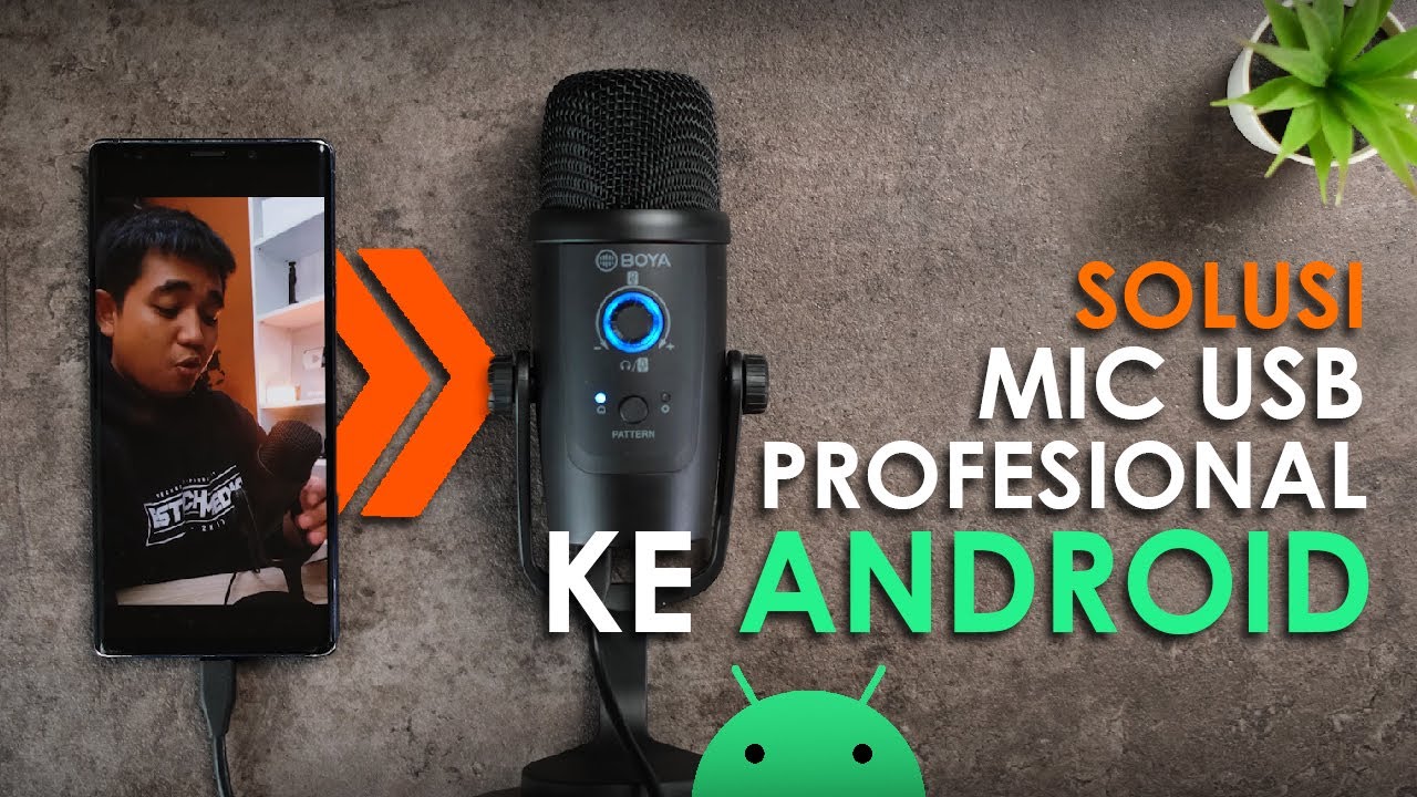 Solusi Mic USB Profesional Langsung Ke HP Android