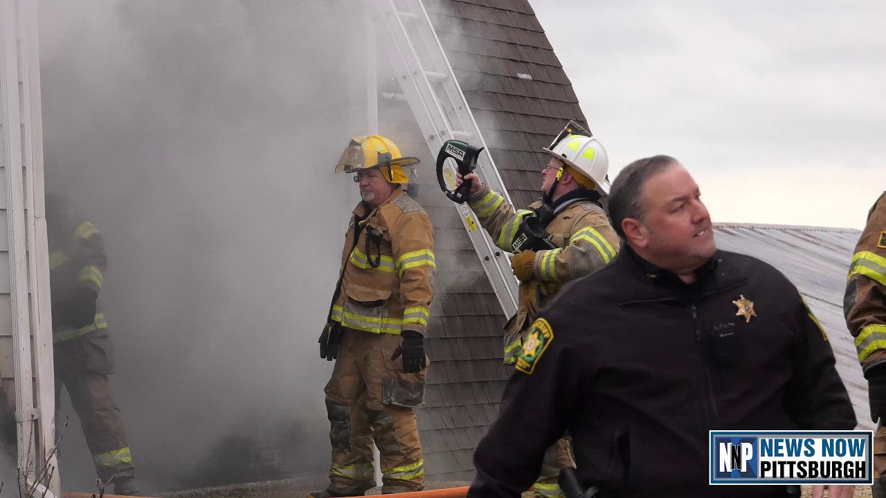Barn fire near Worthington, PA YouTube
