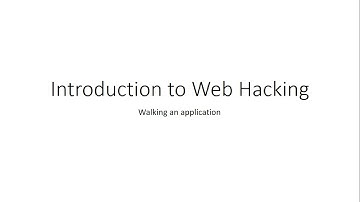 Walking an application - Tryhackme