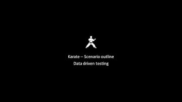 karate | Data Driven testing | Using scenario Outline  | Cucumber Way |Part I