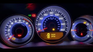 Видео-отчет после ремонта подсветки на приборной панели автомобиля Acura Rl 2006 г.,