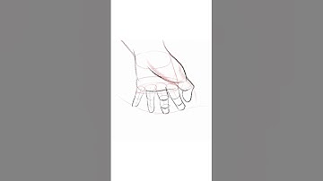 Reaching hand tutorial  #art #drawingprocess #artist #drawing #beginnerarttips #illustration
