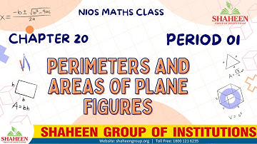 NIOS Urdu Medium 10th Class Mathematics Lecture | Perimeters And Areas Of Plane Figures | Part 1.