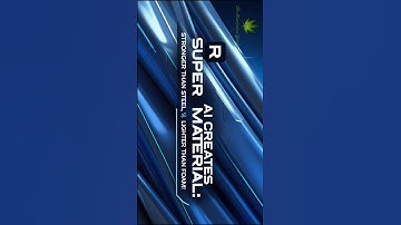 AI creates super material Stronger than steel and lighter than foam