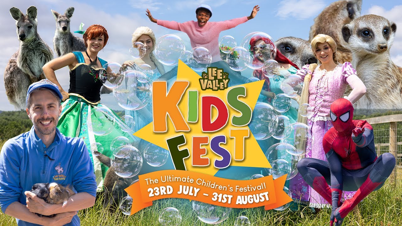 Best Family Day Out Near London! KidsFest at Lee Valley Farm | Bouncy Castles, Foam Parties & More!