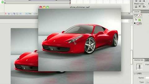 Web Design Tutorial - Shimmer/Shine in Flash