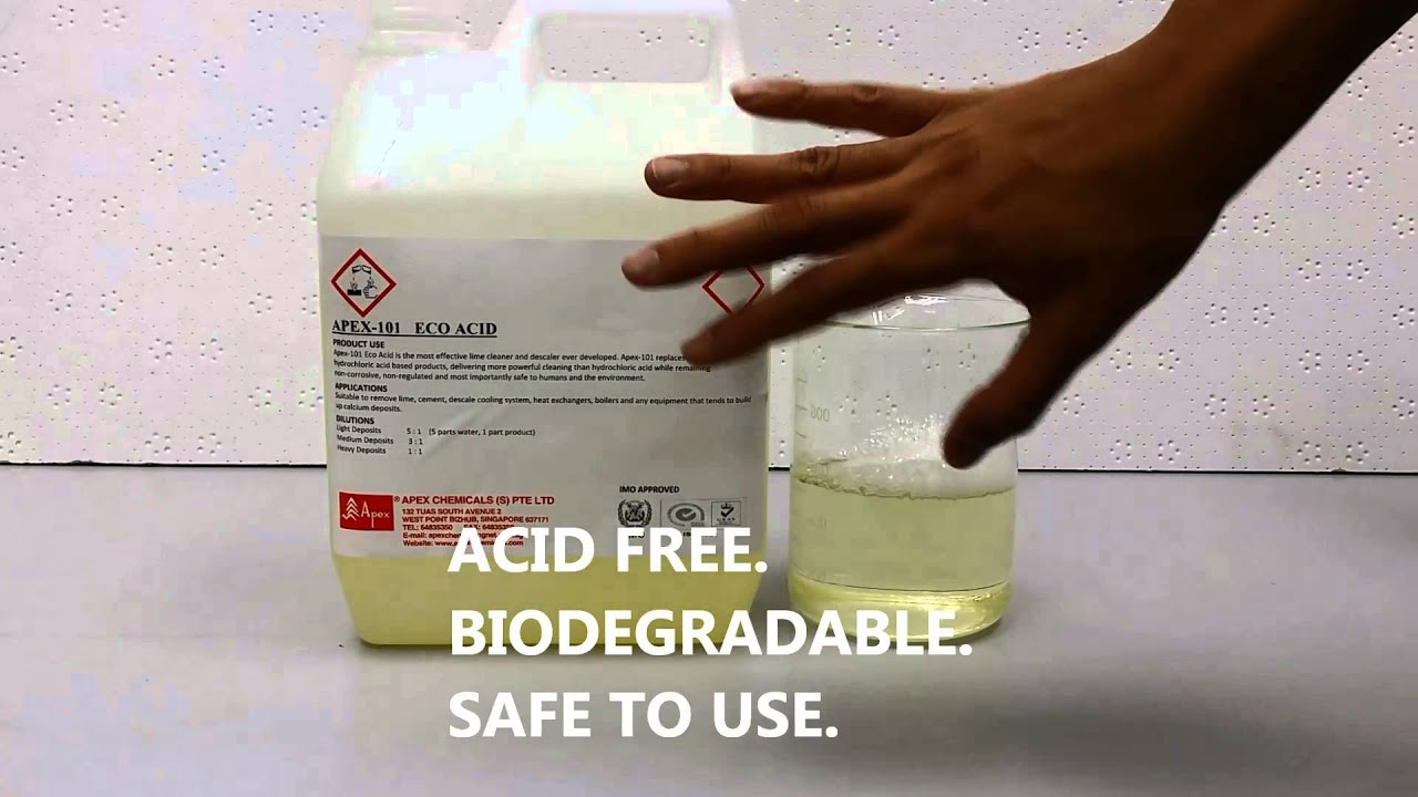 Apex Chemicals Apex 101 Eco Acid YouTube