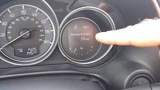 Using info button Mazda CX-5 2016