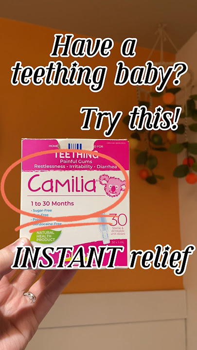 ✨ Camilia Teething Drops ✨ #gamechanger check out my channel for my full review 🍼✨